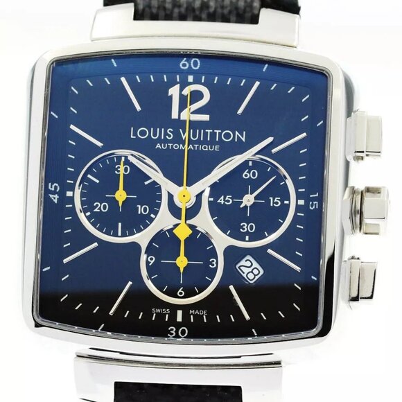 LOUIS VUITTON Speedy Q212G Chronograph black Dial Automatic Men's Watch - Picture 9 of 11